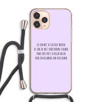 Regenboog: iPhone 11 Pro Max Transparant Hoesje met koord