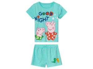 Peuters meisjes pyjama (86/92, Peppa Pig/Munt)