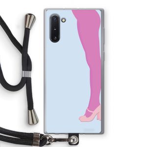 Pink panty: Samsung Galaxy Note 10 Transparant Hoesje met koord