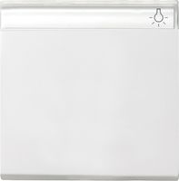 029927  - Cover plate for switch/push button white 029927 - thumbnail