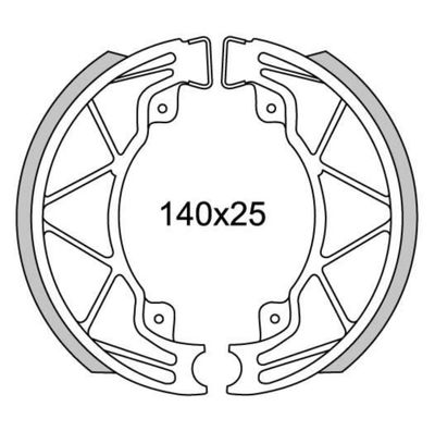 Newfren remsegmentet gf0268 runner, hexagon-125/180