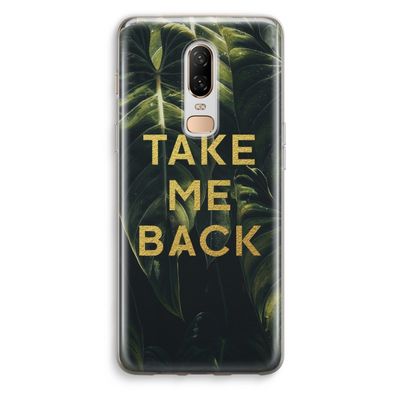 Take me back: OnePlus 6 Transparant Hoesje