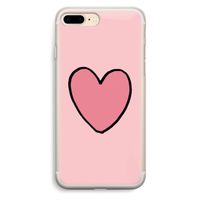 Hartje: iPhone 7 Plus Transparant Hoesje