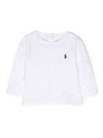 POLO RALPH LAUREN KIDS t-shirt à logo Polo Pony brodé - Blanc