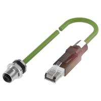 BALLUFF BCC0HH5 Schakelkastdoorvoering M12 x 1 Aantal polen (sensoren): 4 1.00 m 1 stuk(s)