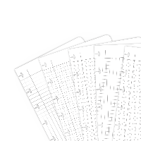 Set Extra Pagina's-A6 - ruitjes 0,5cm