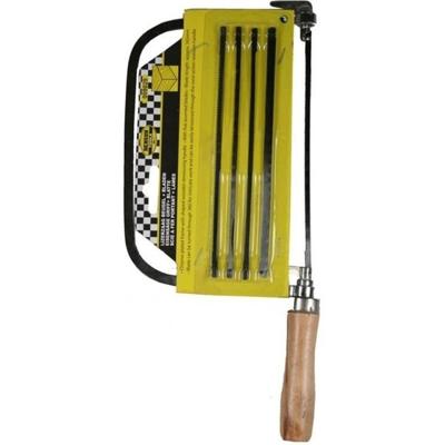 IJzerzaag - 165 mm - met 4 blades - beugel metaalzaag