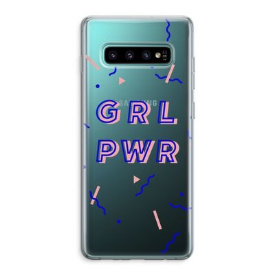 GRL PWR: Samsung Galaxy S10 Plus Transparant Hoesje