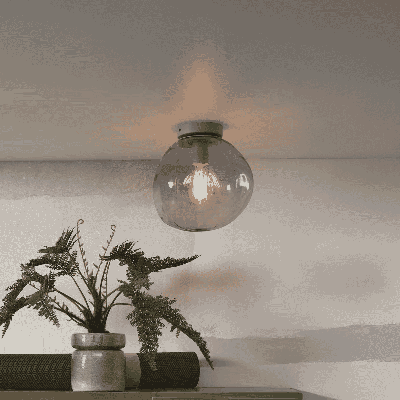its about RoMi Plafondlamp 'Helsinki' 26cm, kleur Lichtgrijs