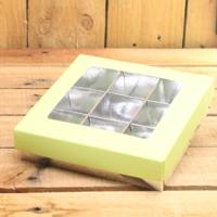 Bonbon doosjes - Chocolade doosje - Pastel groen presentatiedoos - 24 stuks