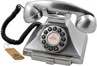 GPO Drukknoppen Bakeliet &apos;20 Ontwerp Telefoon Chroom