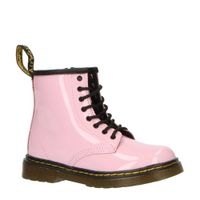 Dr. Martens 1460 T Pale Pink Patent Lamper lakleren veterboots lichtroze - thumbnail