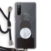 Marmeren cirkels: Sony Sony Xperia 10 III Transparant Hoesje met koord