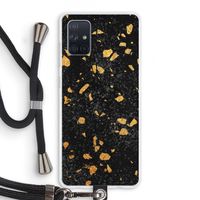 Terrazzo N°7: Samsung Galaxy A71 Transparant Hoesje met koord