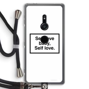 Self love: Sony Xperia XZ2 Transparant Hoesje met koord