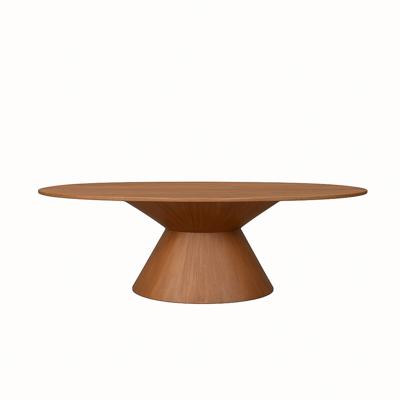 LABEL51 Ovale Eettafel 'Jagger' Naturel Mangohout, 240 x 110cm