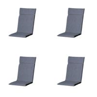 Kussen hoog 50x120 universeel outdoor Manchester denim grijs (4 stuks) Madison - Madison