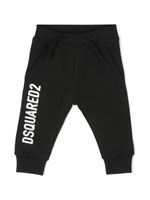 DSQUARED2 KIDS pantalon de jogging à logo imprimé - Noir - thumbnail