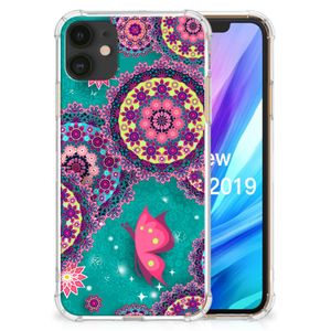 Apple iPhone 11 Back Cover Cirkels en Vlinders