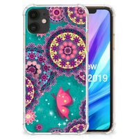 Apple iPhone 11 Back Cover Cirkels en Vlinders - thumbnail