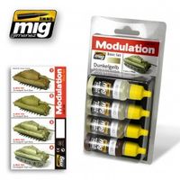 MIG Acrylic Dunkelgelb Modulation Set 17ml - thumbnail