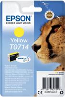 Epson inktcartridge T0714, 415 pagina&apos;s, OEM C13T07144012, geel