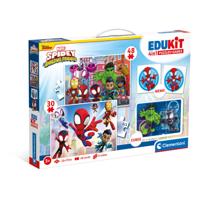 Clementoni Edukit Spidey and His Amazing Friends 4-in-1 puzzel- + spellenset
