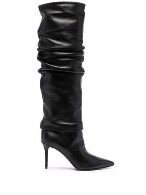 Le Silla bottes Eva à fronces - Noir