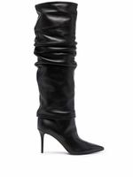Le Silla bottes Eva à fronces - Noir