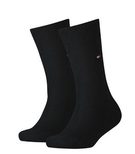 Tommy Hilfiger Classic Sock Man Kniesok Zwart 2 paar/paren