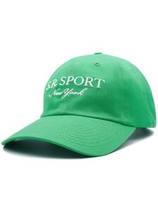 Sporty & Rich casquette Wimbledon en coton - Vert