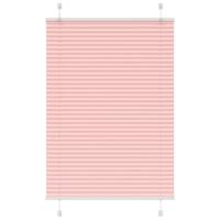 VidaXL Plissé rolgordijn 85x150 cm stofbreedte 84,4 cm polyester roze