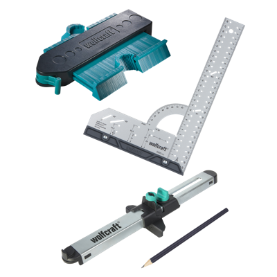 Wolfcraft Gereedschapsset | Voor het inpassen van laminaat- en designvloeren | 1 set - 6976000