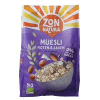 Muesli noten en zaden bio 375 Gram