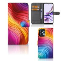 Book Case voor Motorola Moto G13 | G23 Regenboog | Portemonnee hoesje