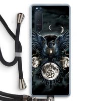 Sinister Wings: Sony Xperia 5 II Transparant Hoesje met koord