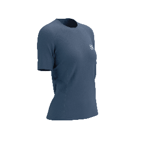 Compressport Performance ss t-shirt dames - BLAUW - Dames