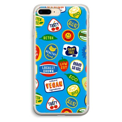 Fruitsticker: iPhone 7 Plus Transparant Hoesje