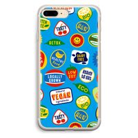 Fruitsticker: iPhone 7 Plus Transparant Hoesje Fruitsticker: iPhone 7 Plus Transparant Hoesje