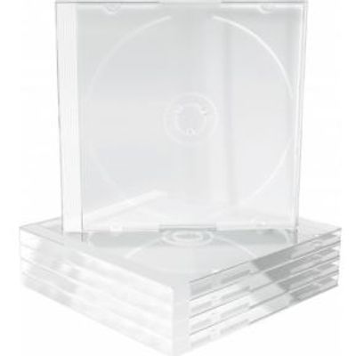 MediaRange BOX24 Jewel case 1schijven Transparant CD-doosje