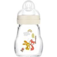 MAM-glazen fles - 170 ml - 0 tot 6 maanden - Speenstroom 1 - Wit - thumbnail