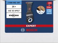 Bosch Accessoires EXPERT Starlock CoatedCarbide invalzaagblad AIZ 32 APILT Carbide, Multimaterial, Curved-Tec 32 x 46 mm 1 Bulk - 2608902397