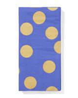 HEMA Servetten 20x10 Papier Stippen Blauw - thumbnail