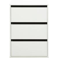 Leen Bakker - Ladeblok Bergamo - 70,2x51x39,9 Cm - Spaanplaat - Wit