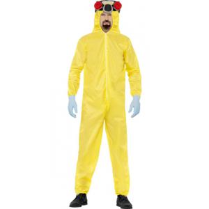 Breaking Bad Heisenberg kostuum - maat L - geel pak - drukgdealer - Boef - Halloween