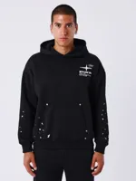 Project X Paris Paint Hoodie Heren Zwart - Maat L - Kleur: Zwart | Soccerfanshop