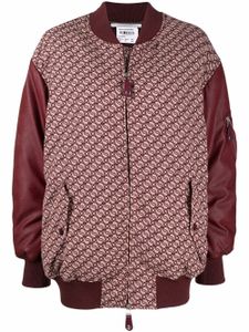 Stella McCartney veste bomber à logo en jacquard - Rouge