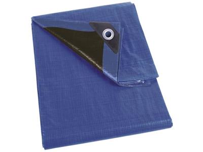 Dekzeil blauw/zwart ultrasterk 2 x 3 m - Velleman
