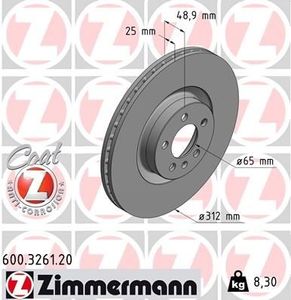 Remschijf COAT Z 600326120