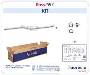 Reparatieset, katalysator Faurecia, u.a. fÃ¼r CitroÃ«n, Peugeot